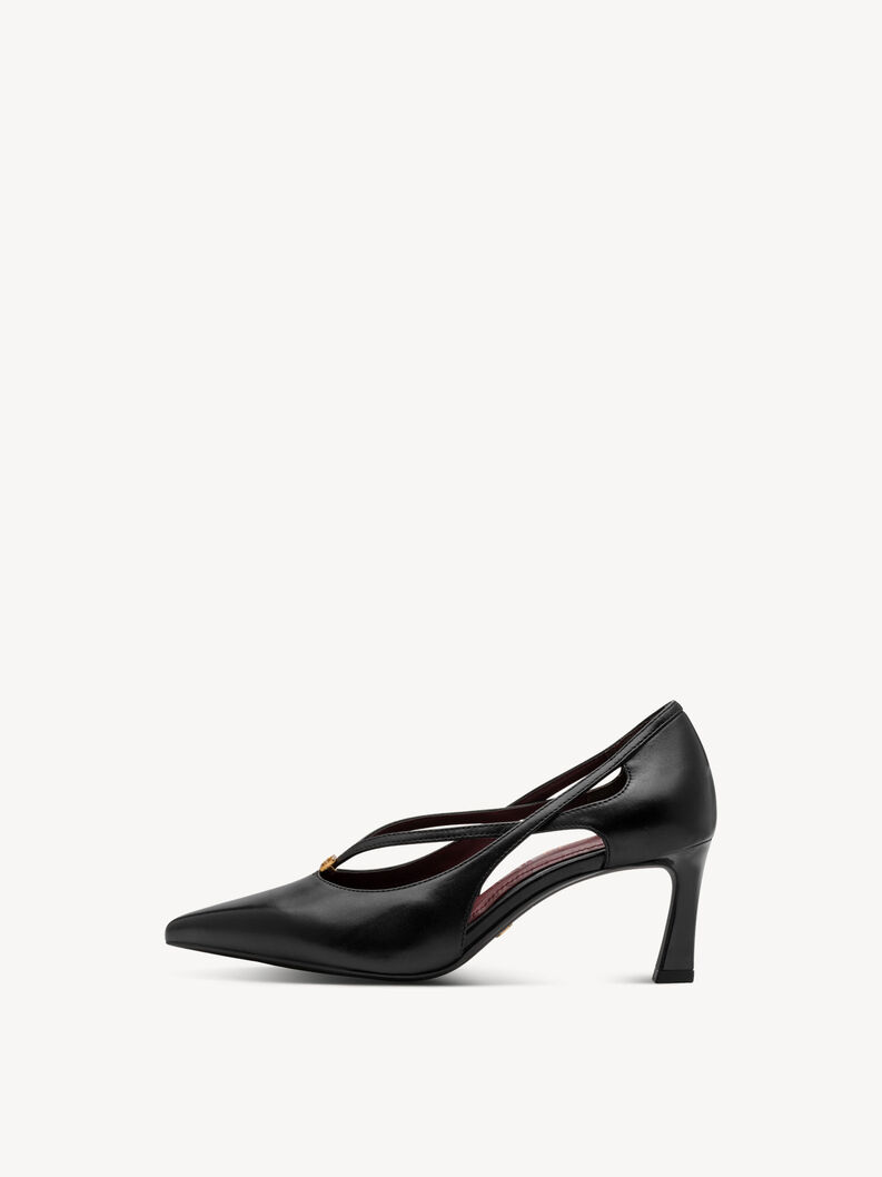 Lederpumps - schwarz, BLACK LEATHER, hi-res