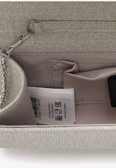 Clutch, silver, hi-res