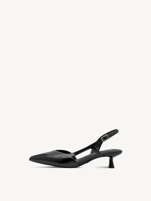 sling pumps, BLACK, hi-res