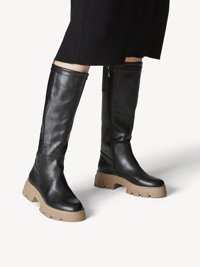Boots - black, BLACK/TAUPE, hi-res