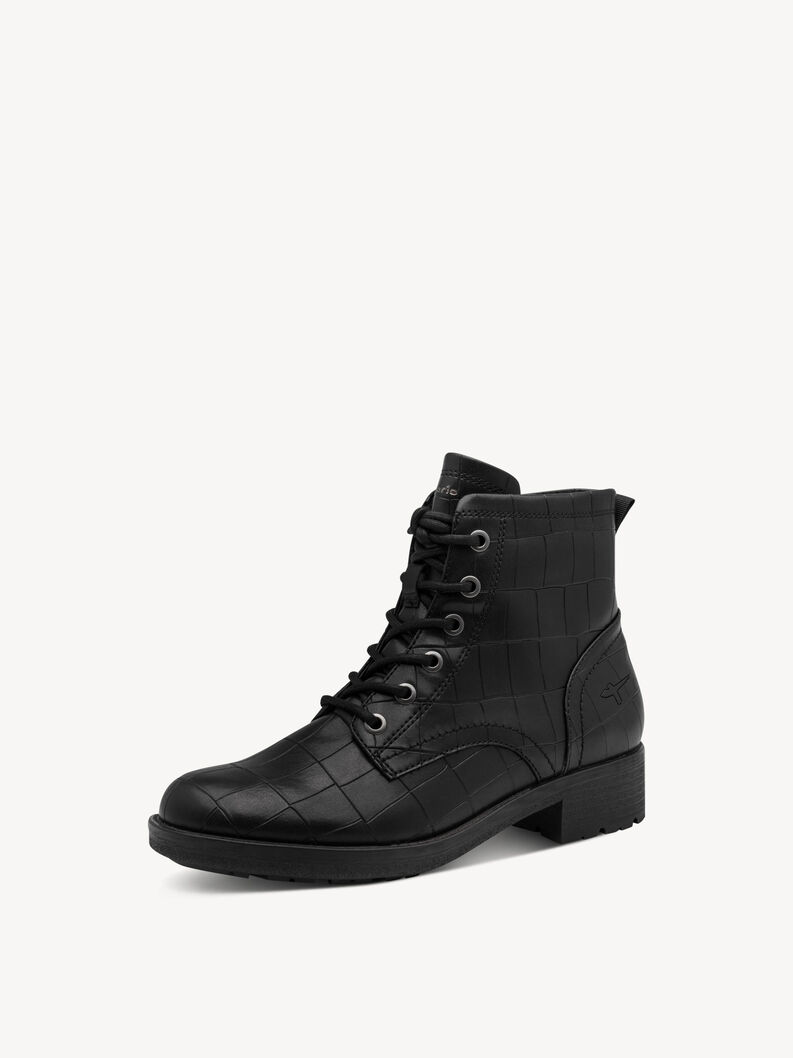Bottine - noir, BLACK CROCO, hi-res