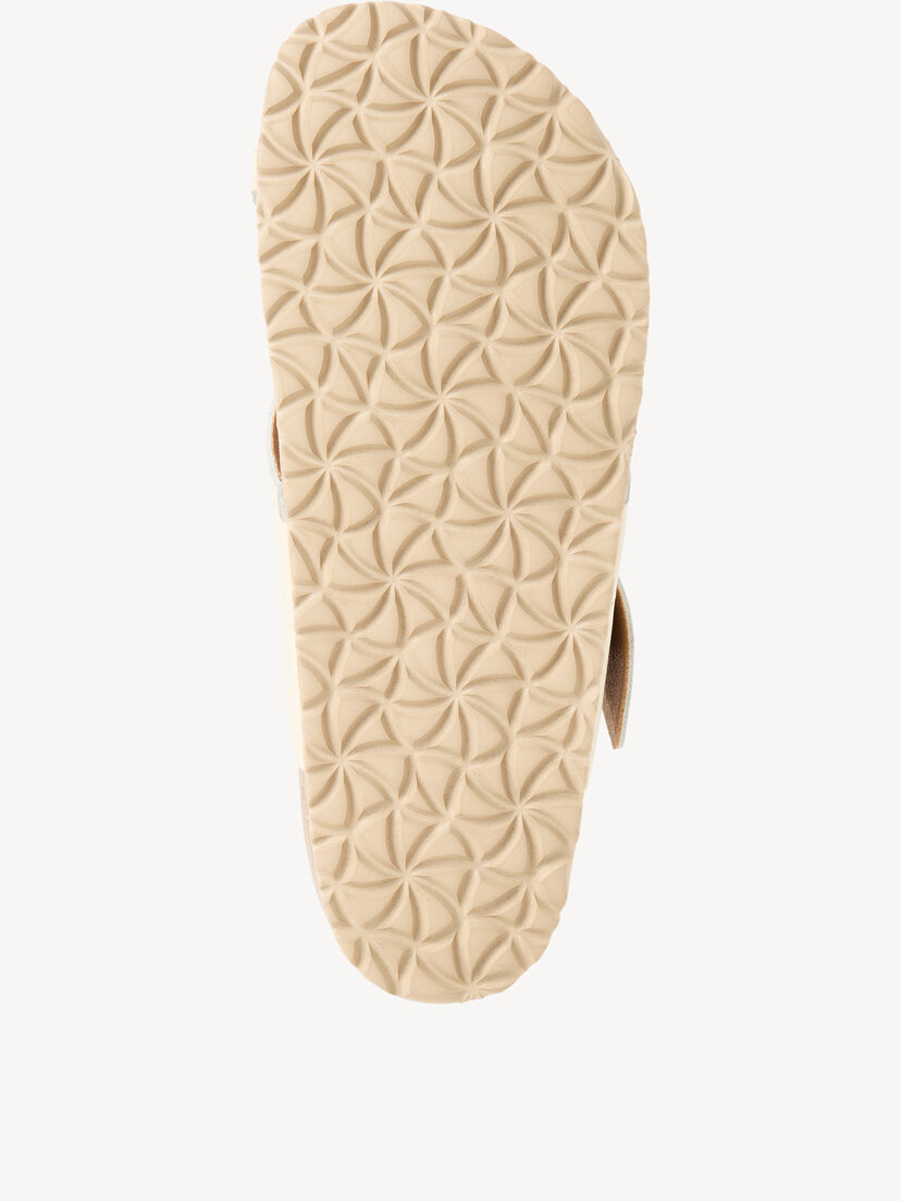 Leren Slipper - beige, 418, hi-res