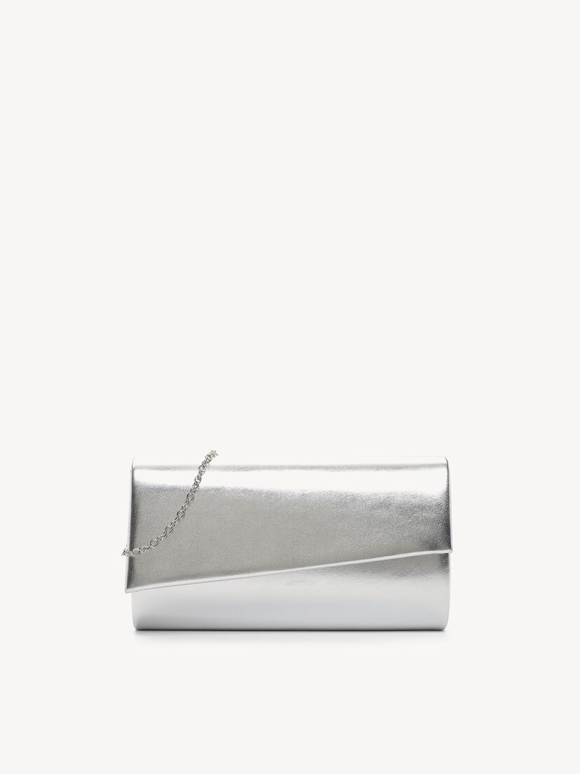 Clutch, silver, hi-res