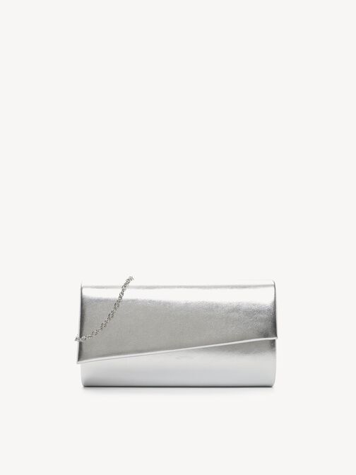 Γυναικείο τσαντάκι με κλιπ, silver, hi-res