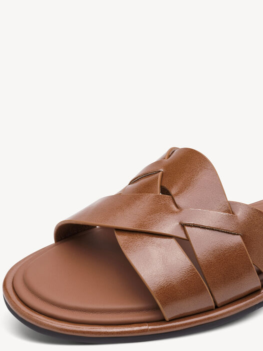 Slipper, cognac, hi-res