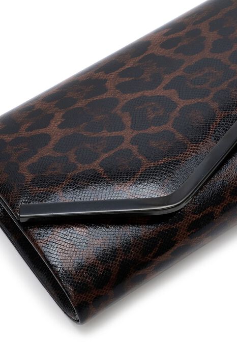 Clutch bag, brown, hi-res