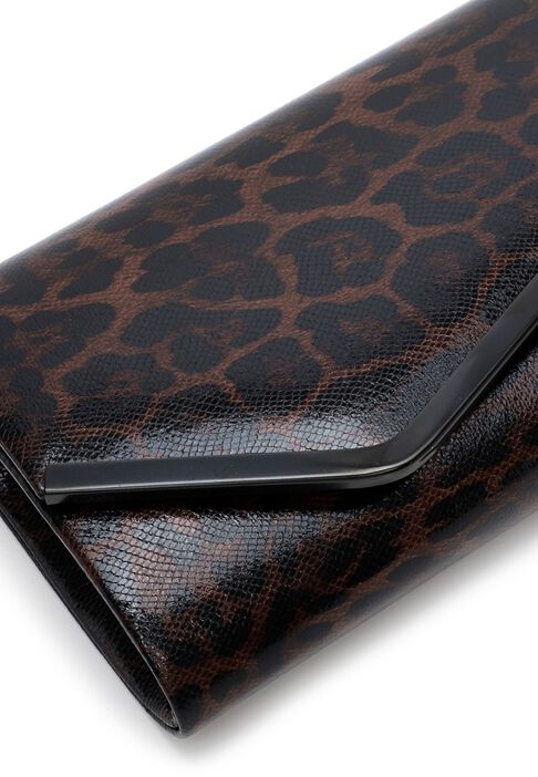 Clutch, brown, hi-res