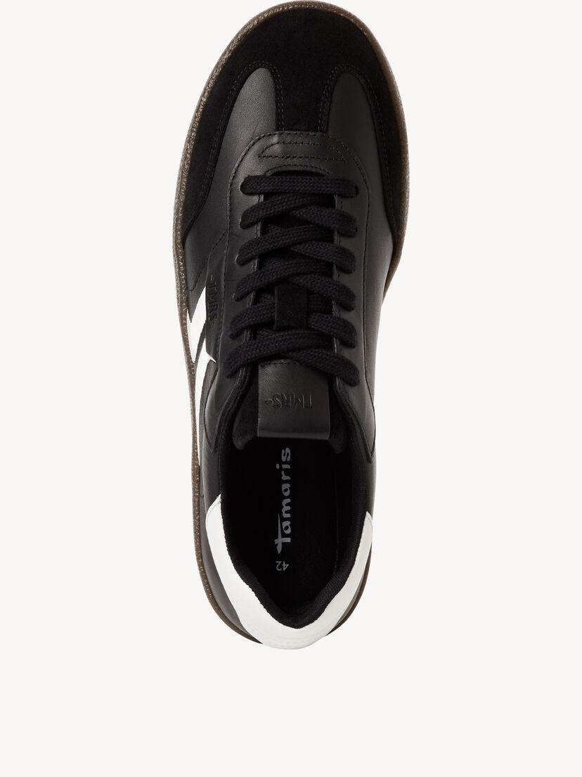 Leren Sneaker - zwart, BLACK COMB, hi-res