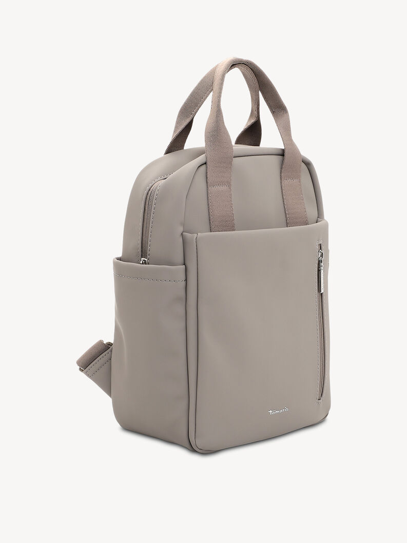 Backpack - grey, taupe, hi-res