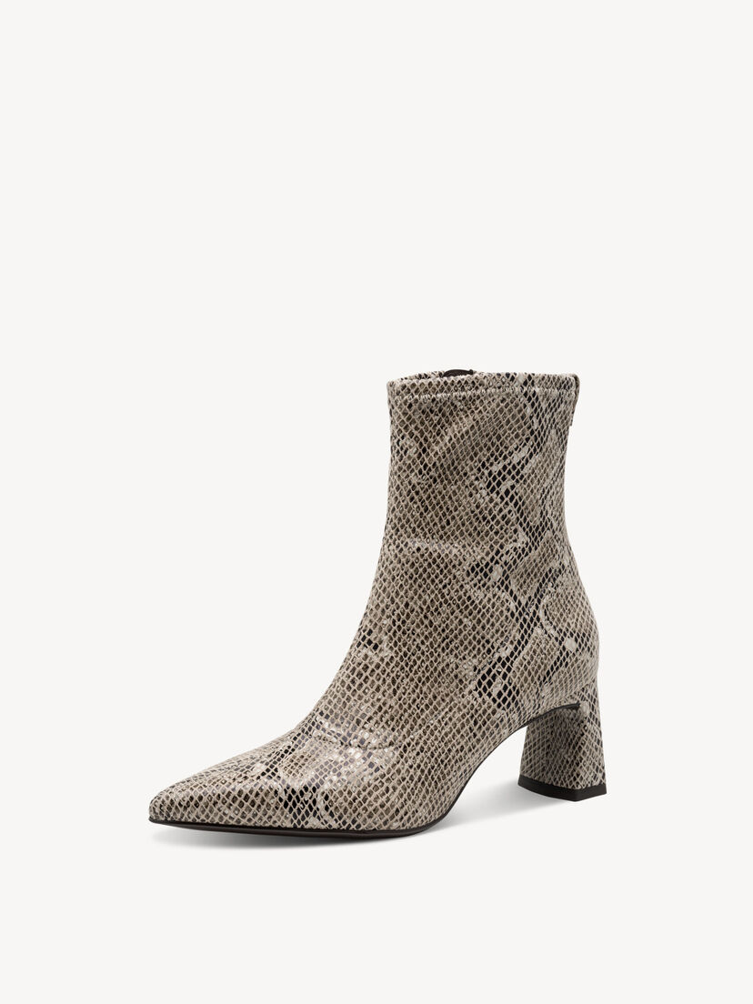 Enkellaarsje - beige, BEIGE SNAKE, hi-res