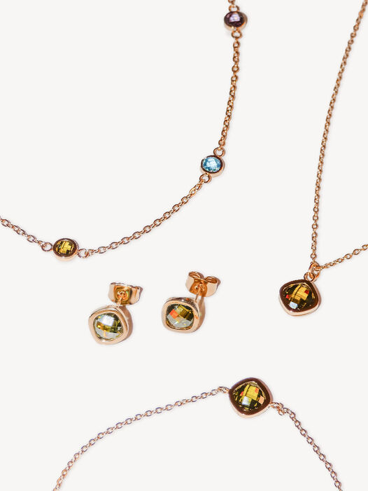Schmuck Set Glittering Stone gold, , hi-res