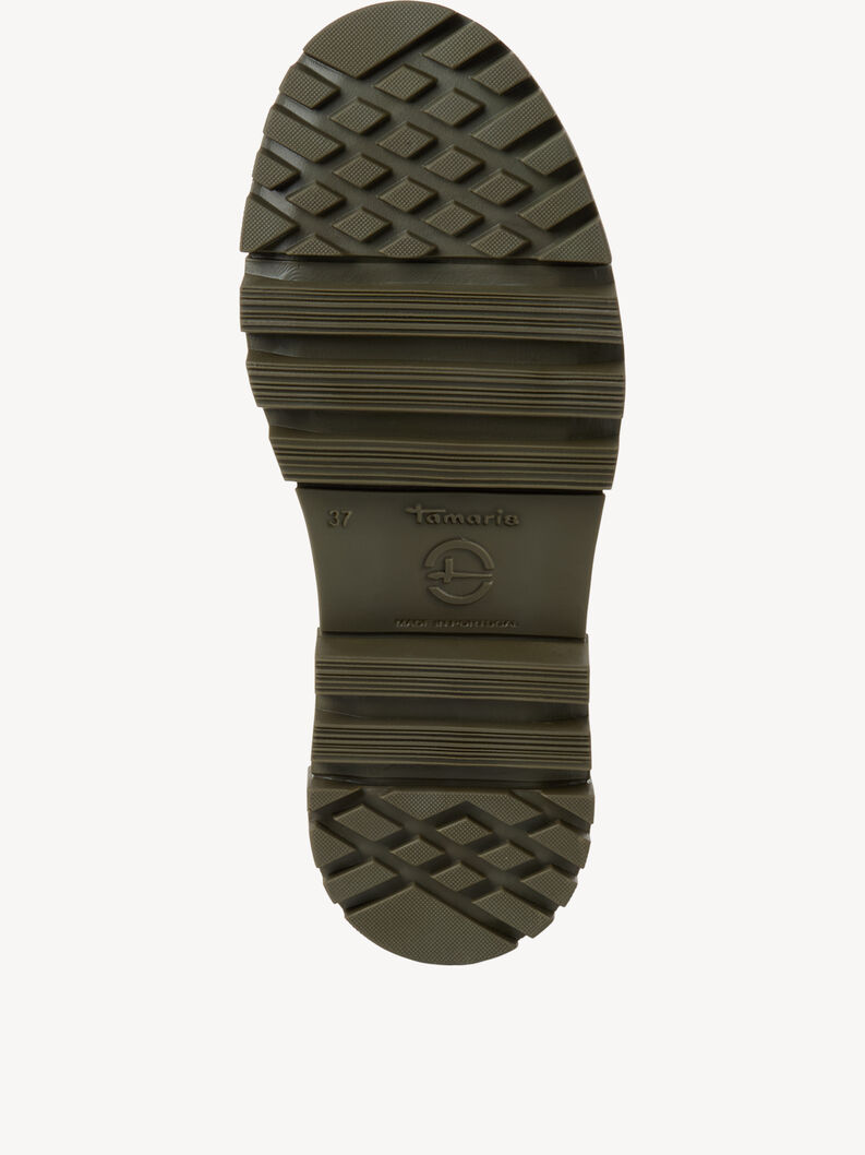 Leder Chelsea Boot - gr&uuml;n, OLIVE, hi-res
