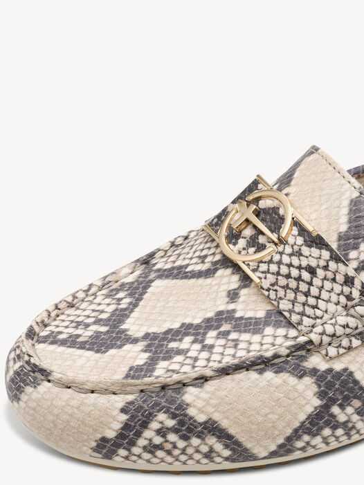 Mocassin, BEIGE SNAKE, hi-res