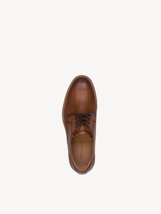 Lage schoen, COGNAC LEATHER, hi-res