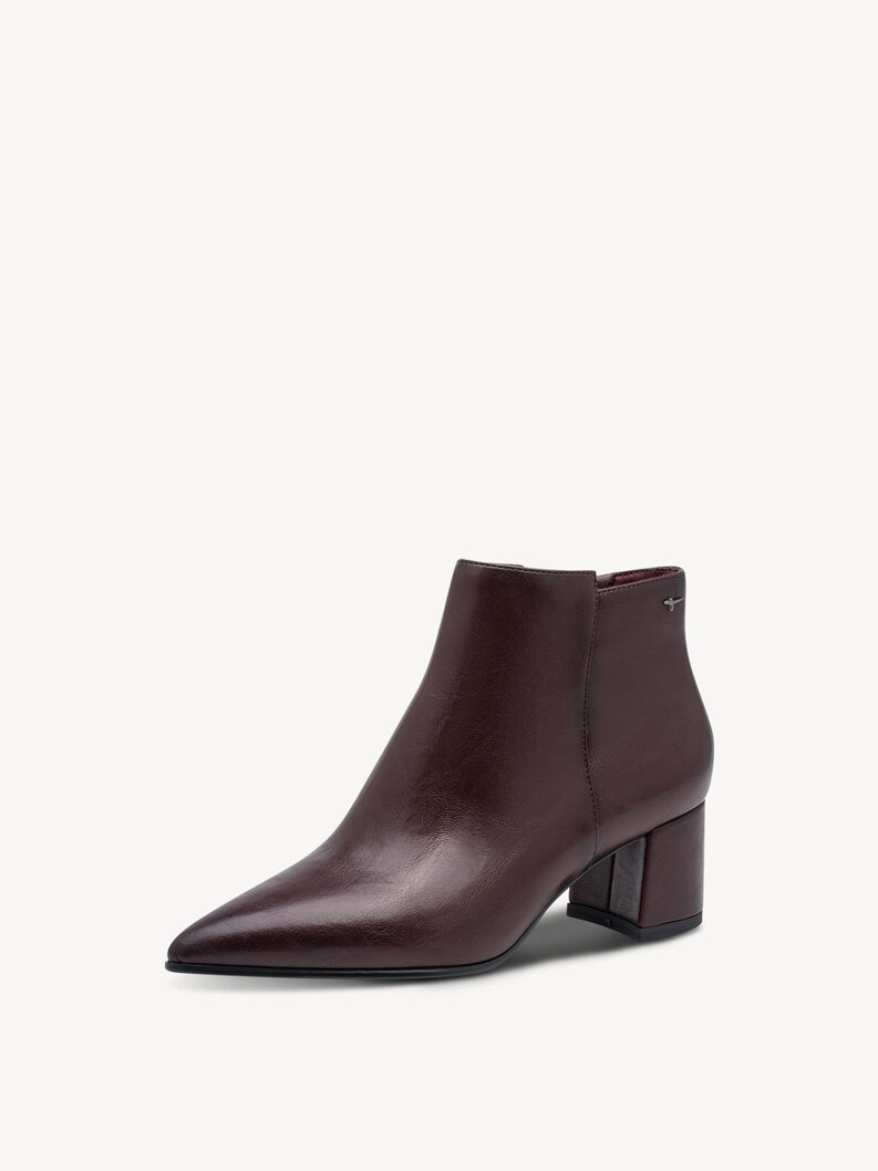 Stiefelette - rot, MERLOT, hi-res