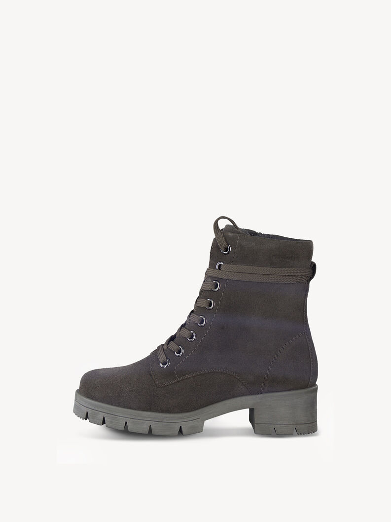 Leather Bootie - grey, ANTHRACITE, hi-res
