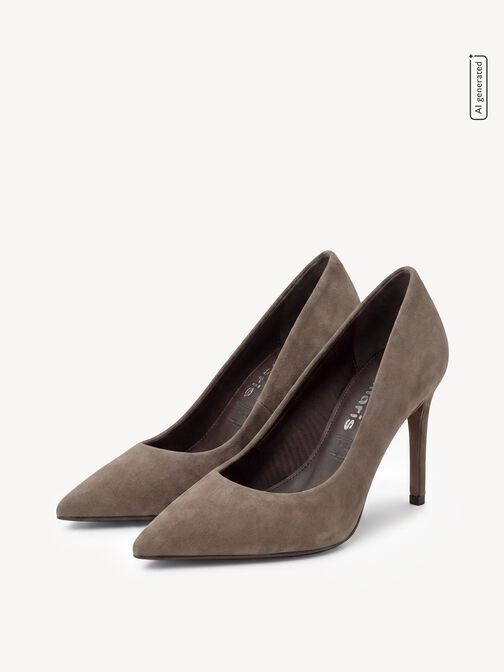 Pumps, TAUPE SUEDE, hi-res