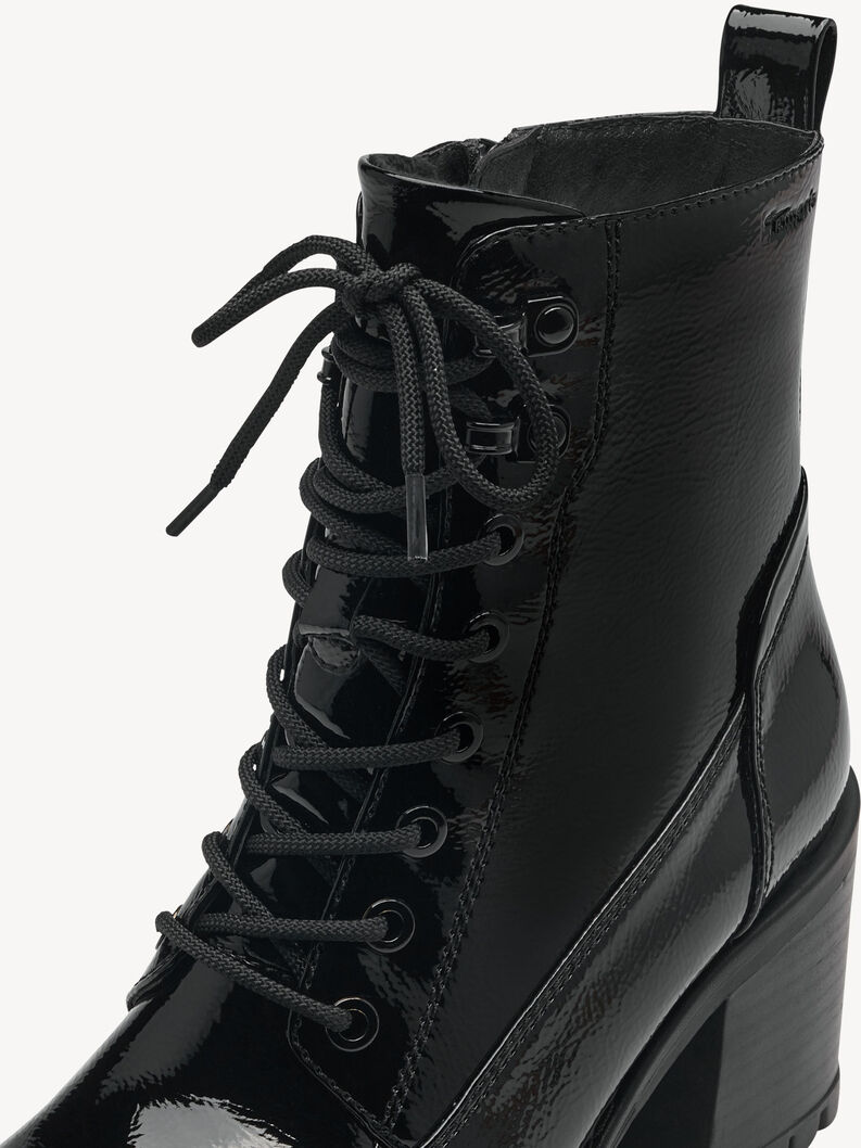 Kotn&iacute;čkov&aacute; obuv - čern&aacute;, BLACK PATENT, hi-res