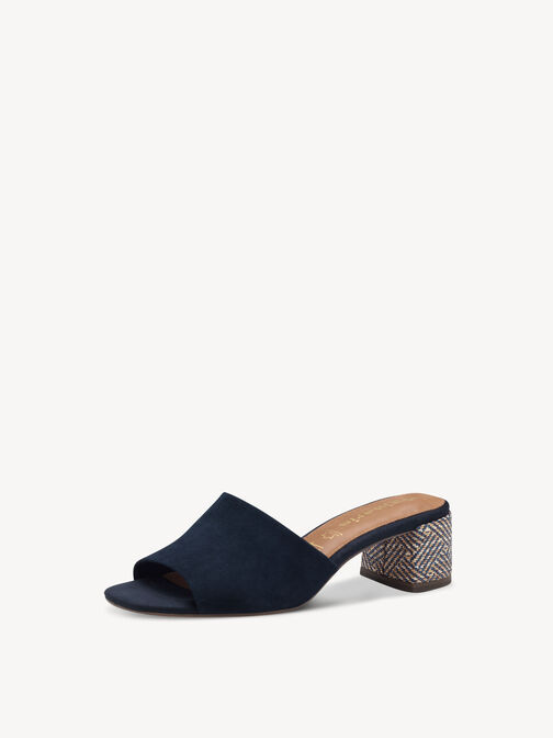 Mule, NAVY SUEDE, hi-res