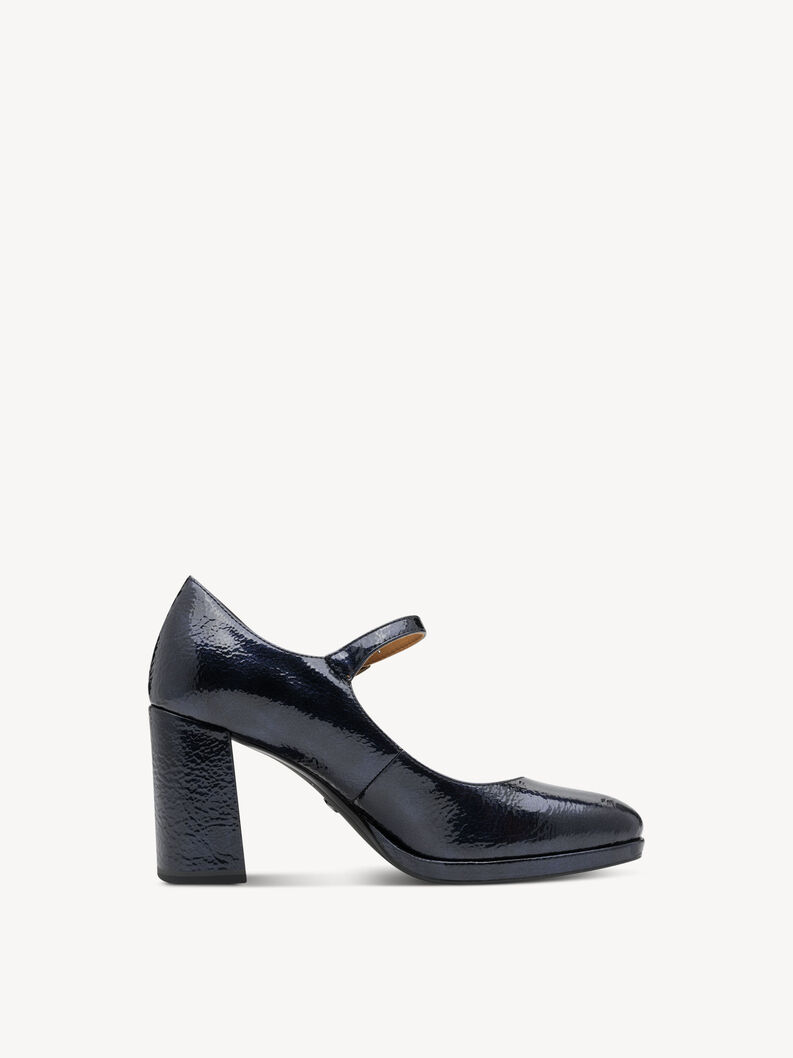 Escarpin, NAVY, hi-res