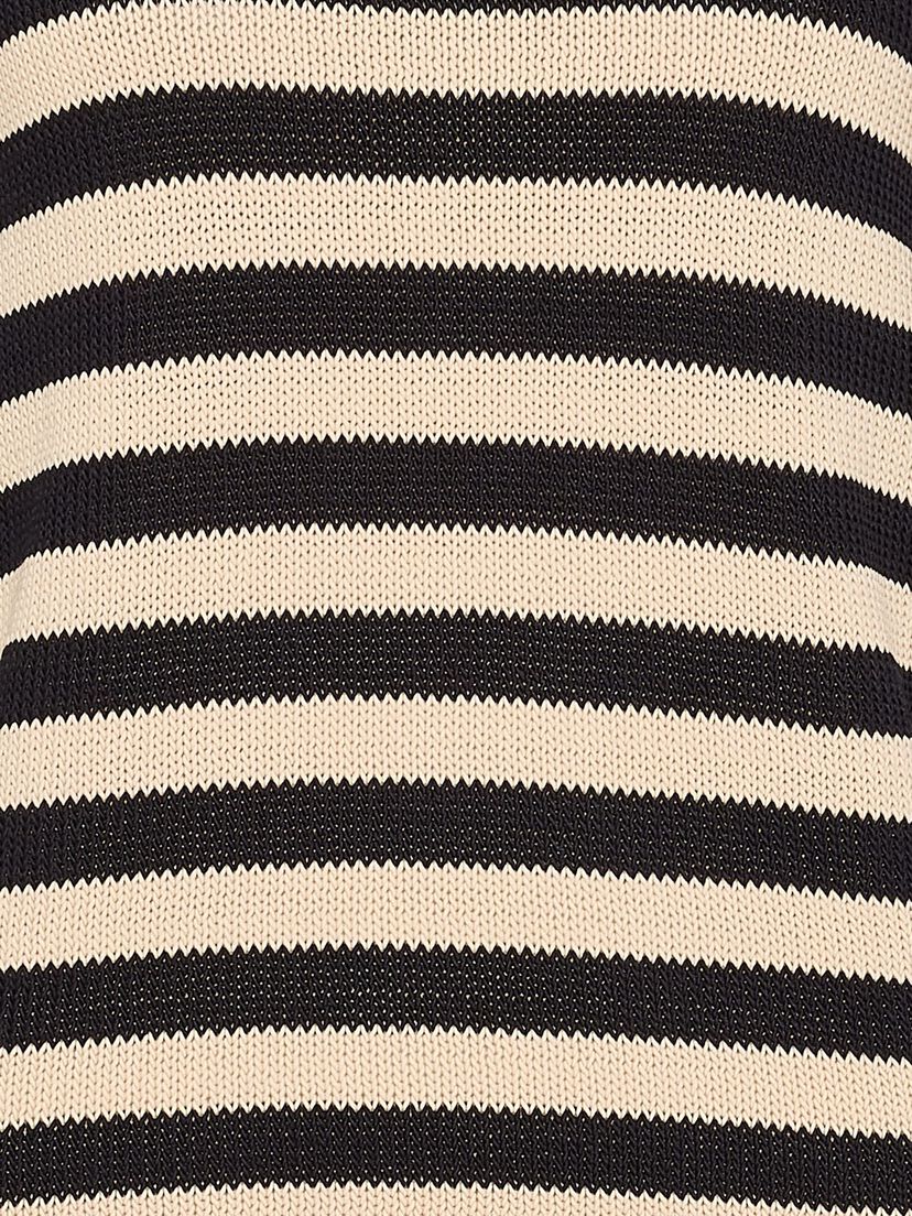 Gebreide top - zwart, Black Beauty / Peyote, hi-res