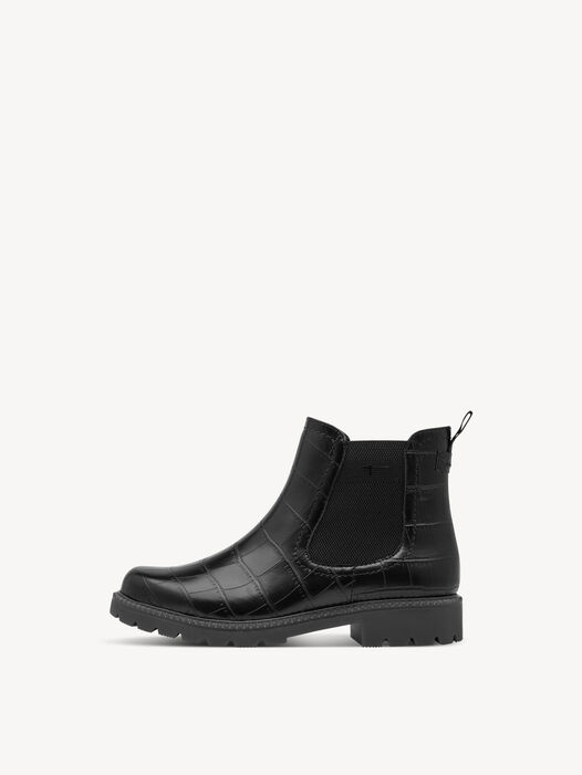 Chelseaboot, BLACK CROCO, hi-res