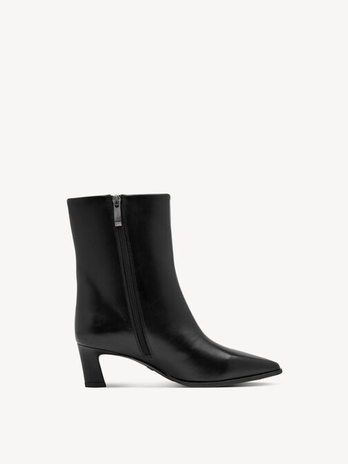 Stivaletti, BLACK LEATHER, hi-res