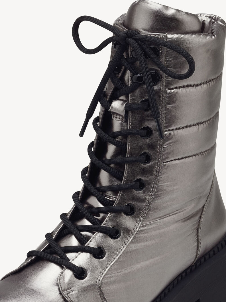 Bootie - metallic warm lining, PEWTER, hi-res