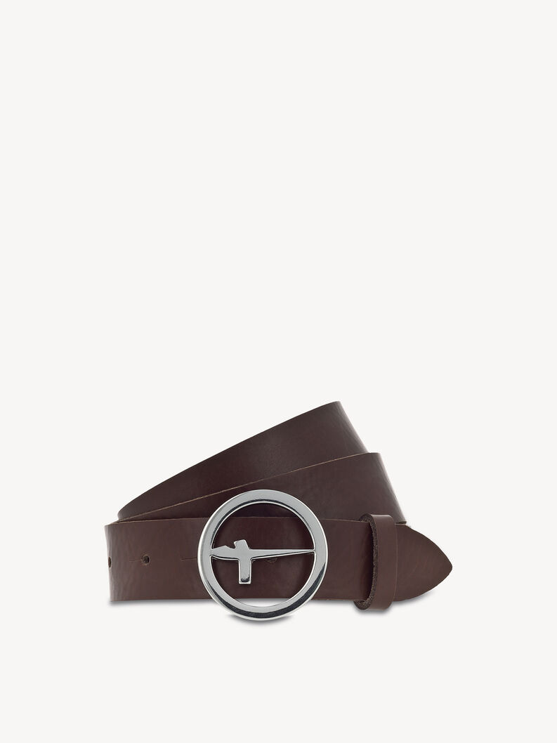 Leather Belt - brown, baileys, hi-res