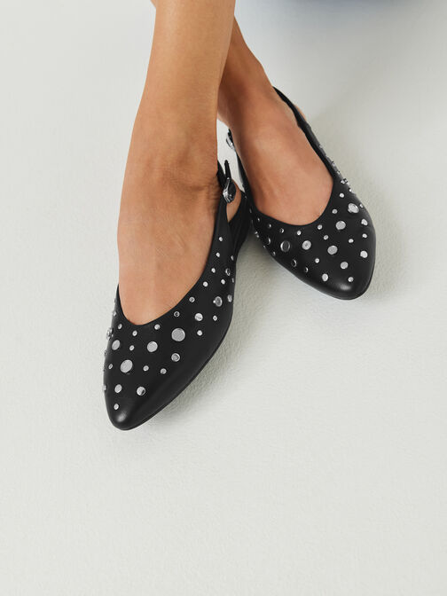 Scarpe con cinturino alla caviglia, BLACK, hi-res