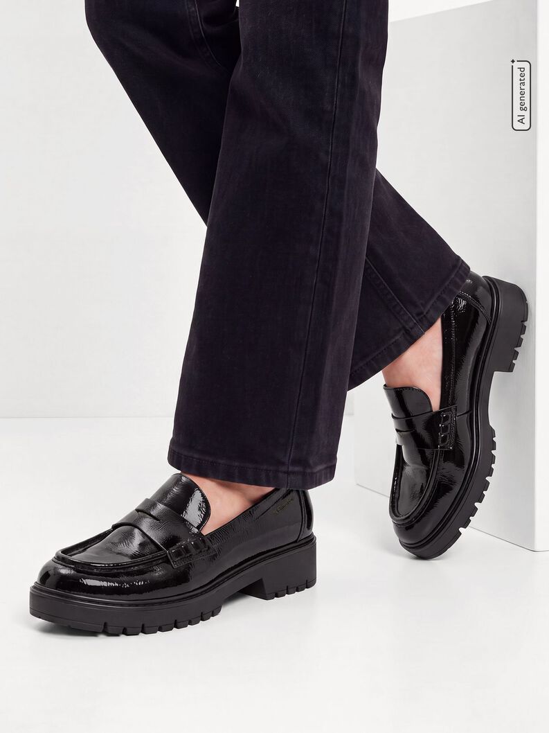 Slipper - black, BLACK, hi-res