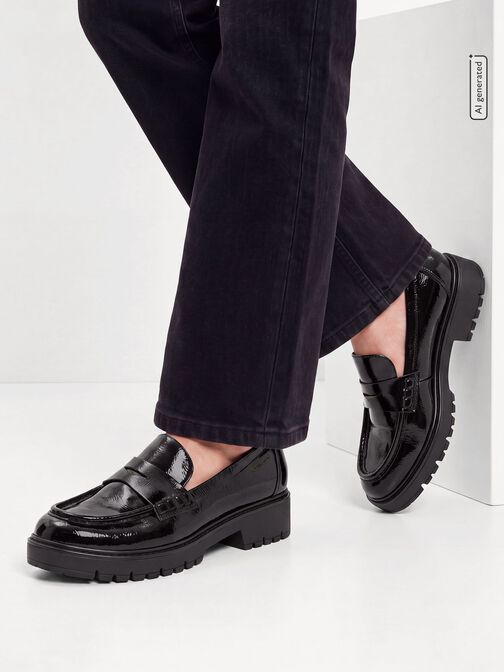 Slipper, BLACK, hi-res