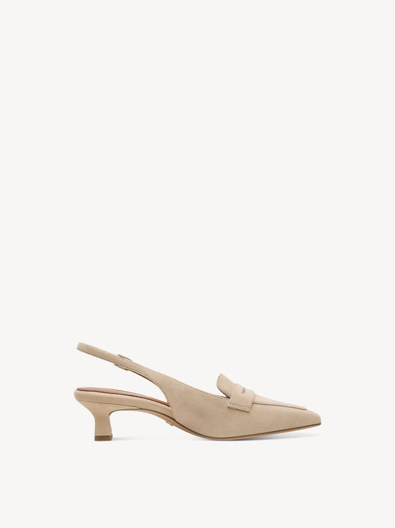sling pumps, beige, hi-res