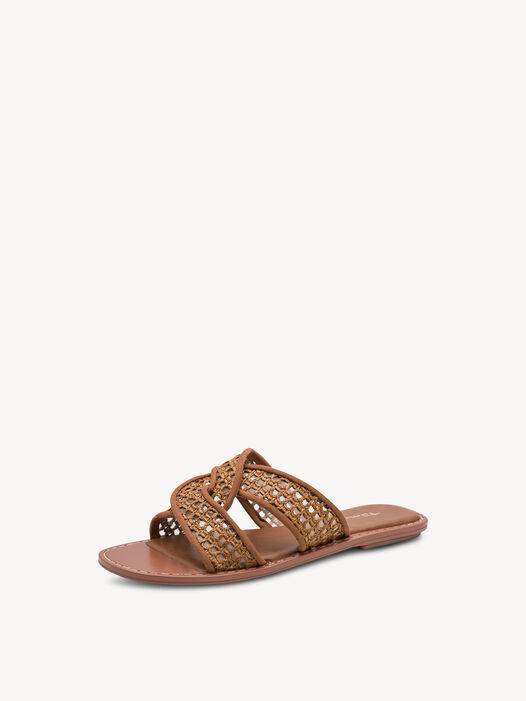 Slipper, cognac, hi-res