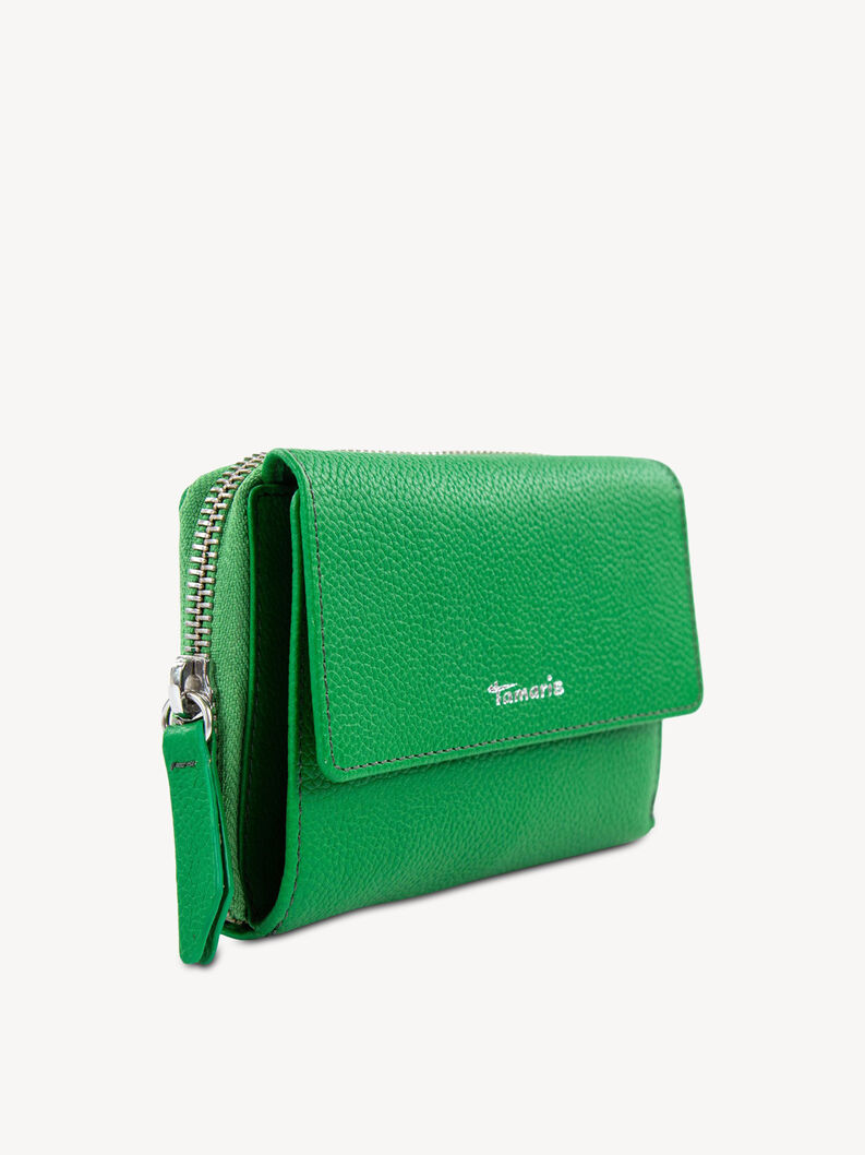 Leren Portemonnee - groen, apple, hi-res