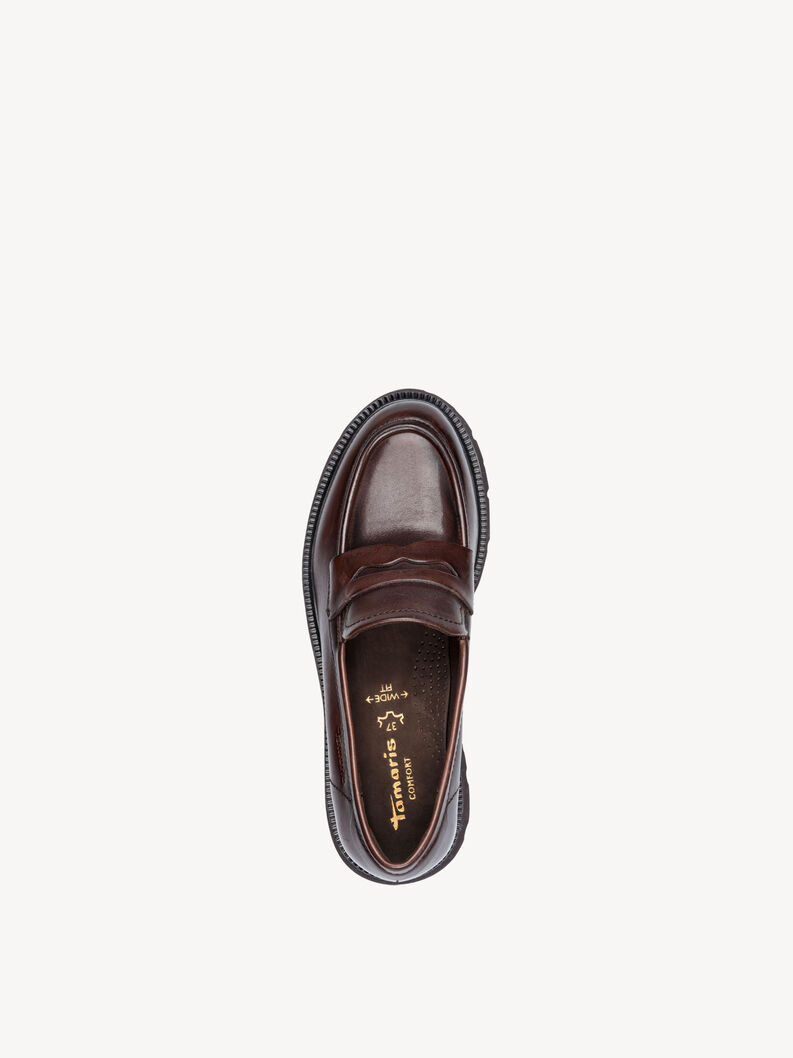 Slipper en cuir - marron, MOCCA NAPPA, hi-res