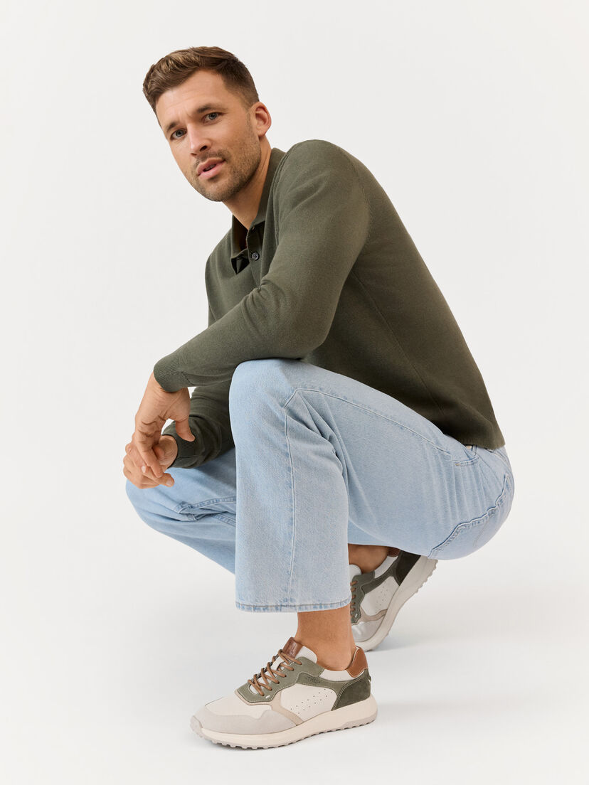 Sneaker - groen, OLIVE COMB, hi-res