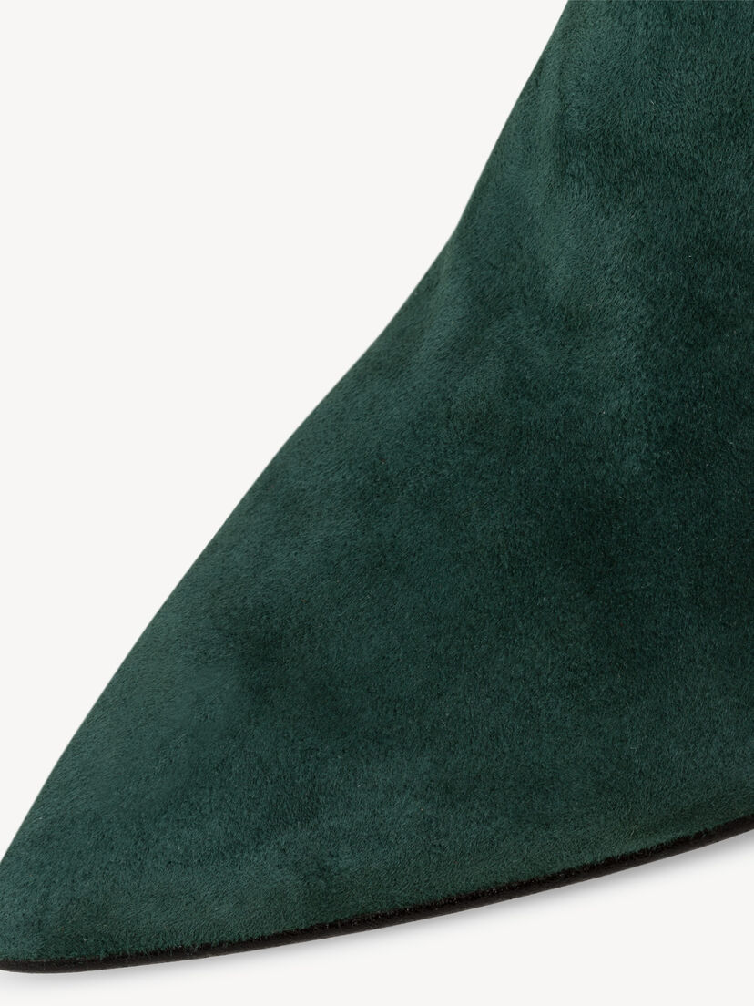 Leren Enkellaarsje - groen, GREEN, hi-res