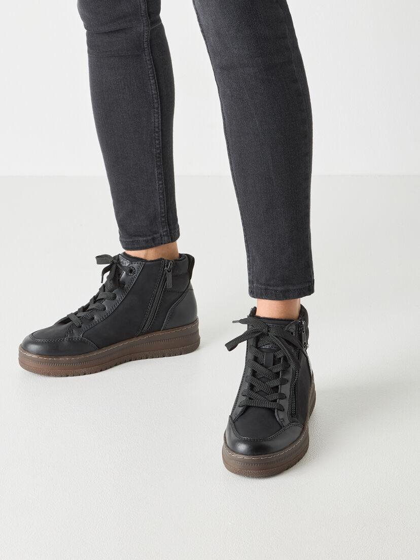 Enkellaarsje - zwart, BLACK COMB, hi-res