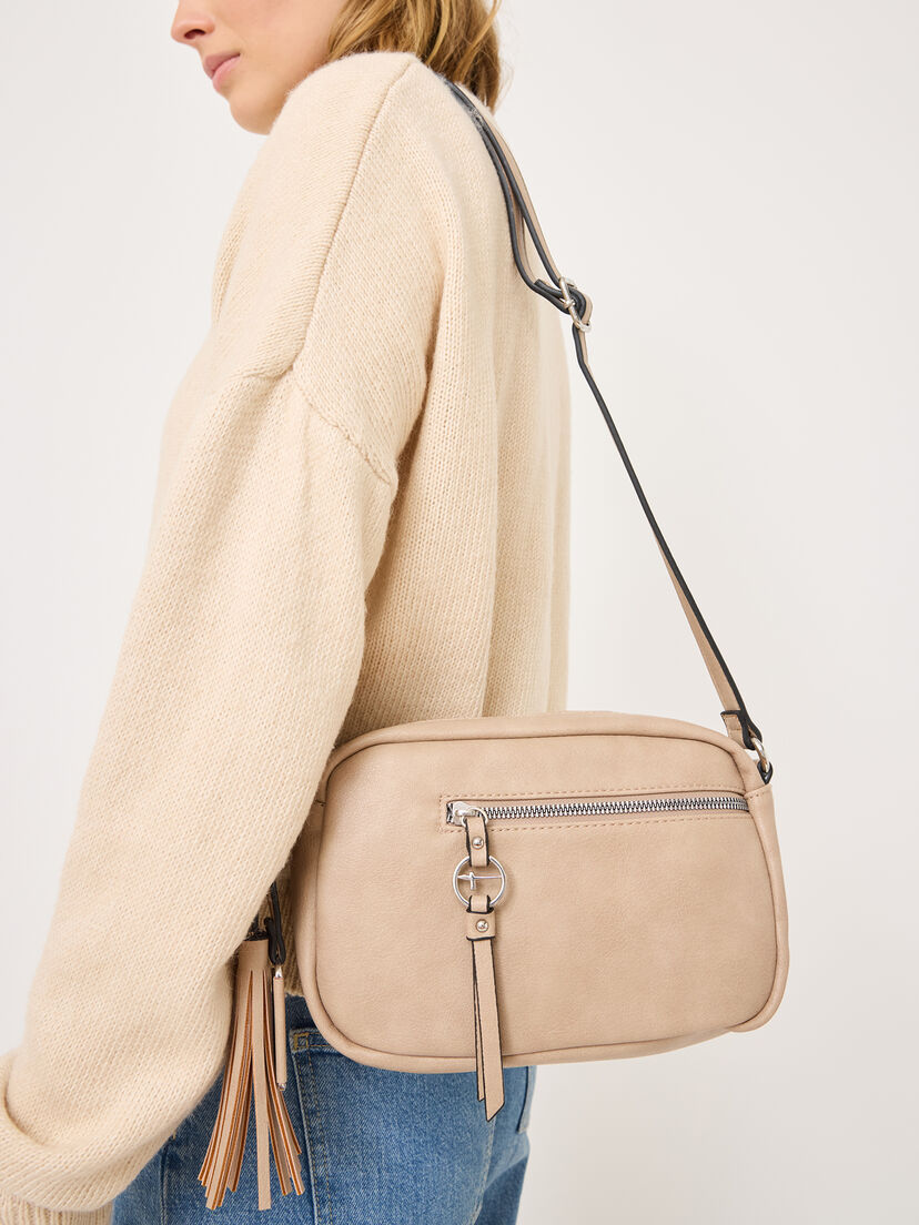 Schoudertas - bruin, taupe, hi-res