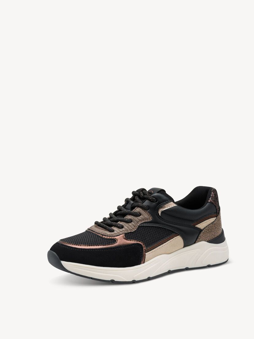 Sneaker - zwart, BLACK/COPPER, hi-res