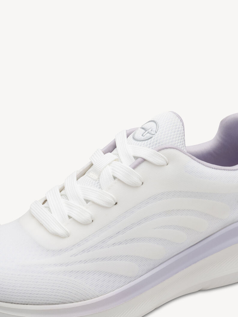 Sneaker - white, WHITE/LILAC, hi-res