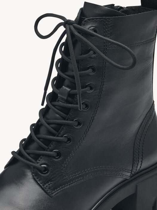 Enkellaarsje, BLACK LEATHER, hi-res