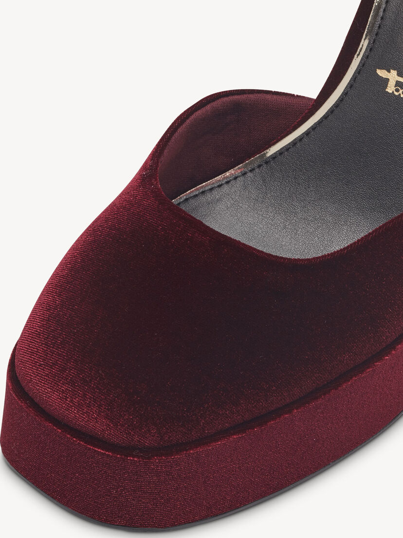 Pumps - rood, MERLOT, hi-res