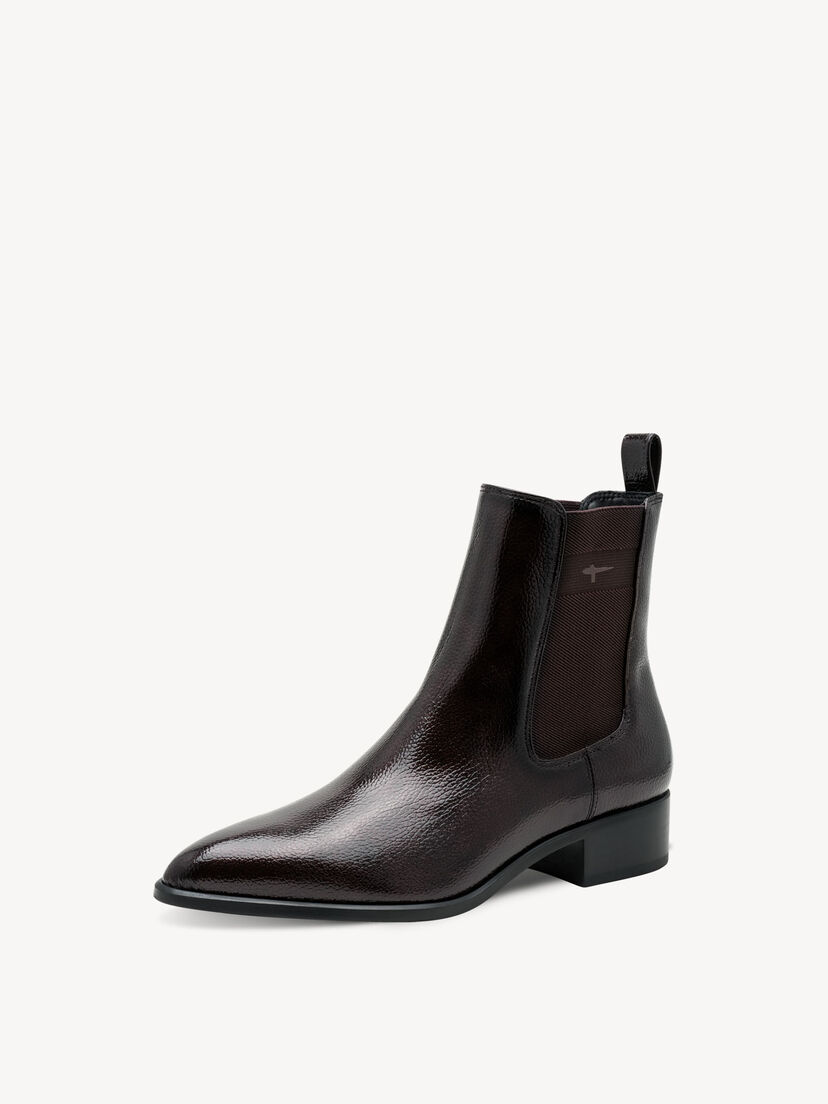 Chelseaboot - bruin, MOCCA PATENT, hi-res