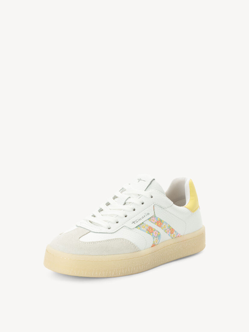 Leren Sneaker, WHITE COMB, hi-res