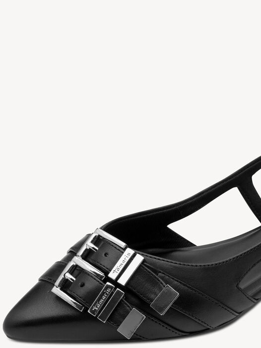 Slingpumps, BLACK, hi-res