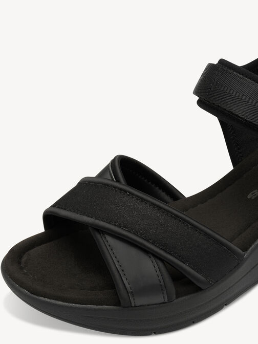 Sandale à talon, BLACK, hi-res