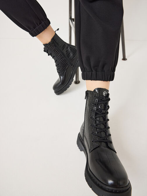 Stiefelette, BLACK STRUCT., hi-res