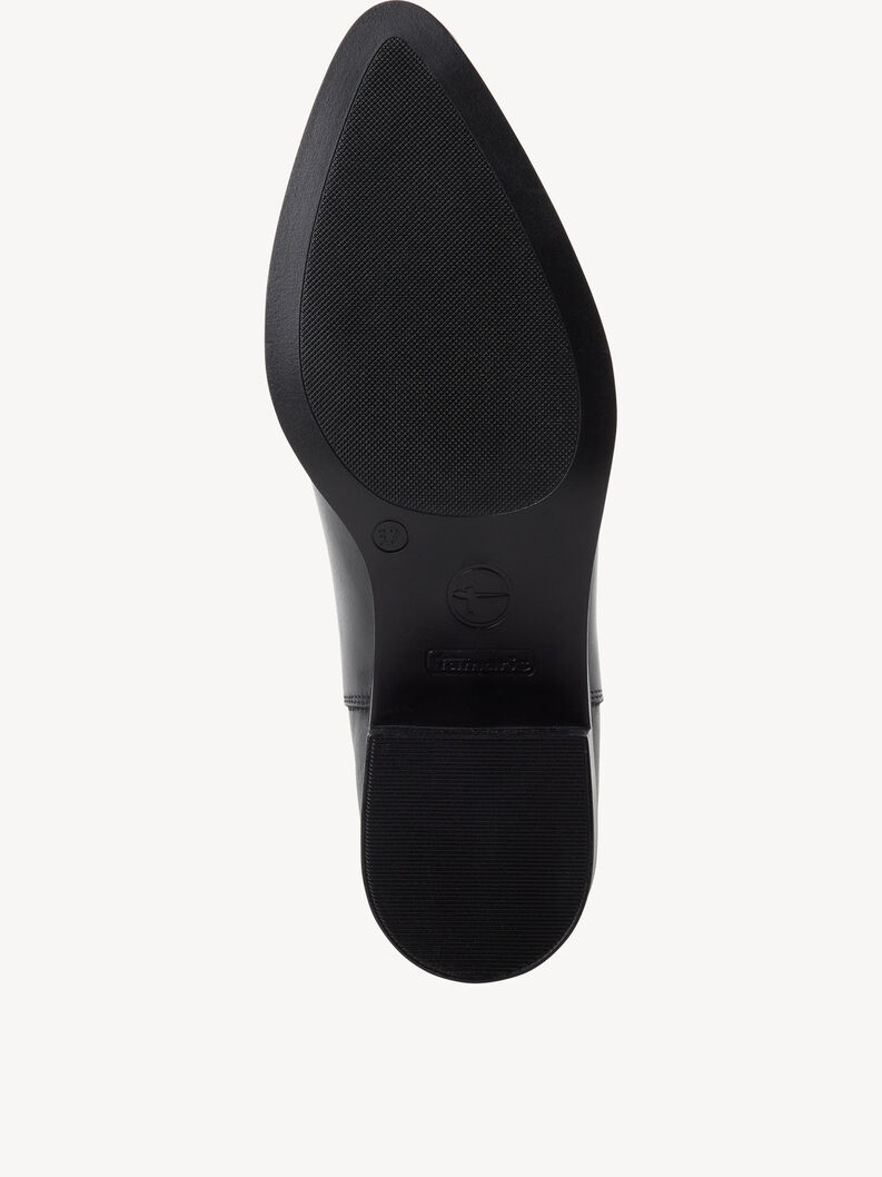 Leather Chelsea boot - black, BLACK, hi-res